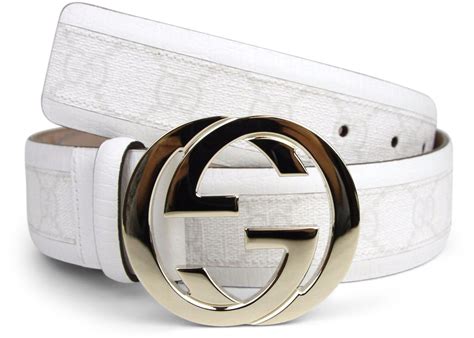 white n gold gucci belt|white Gucci belt women's.